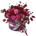 Цветы в коробке Сияние аметиста